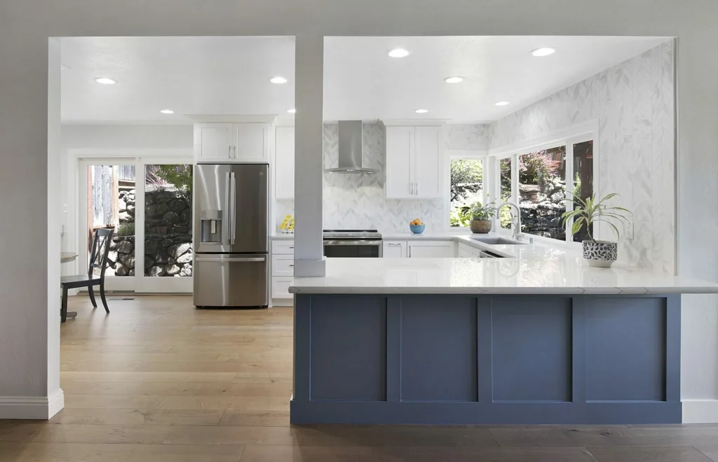 Cambria quartz countertop installation in modern kitchen design by Palazzo Kitchens