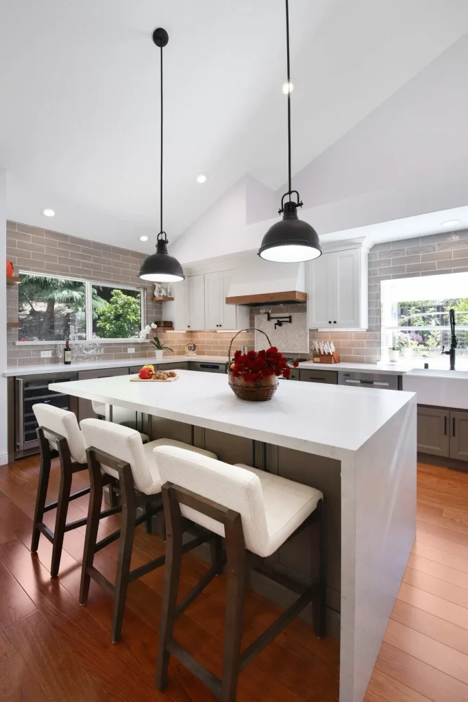 Palazzo Kitchens and Baths showroom displaying luxury kitchen and bathroom designs