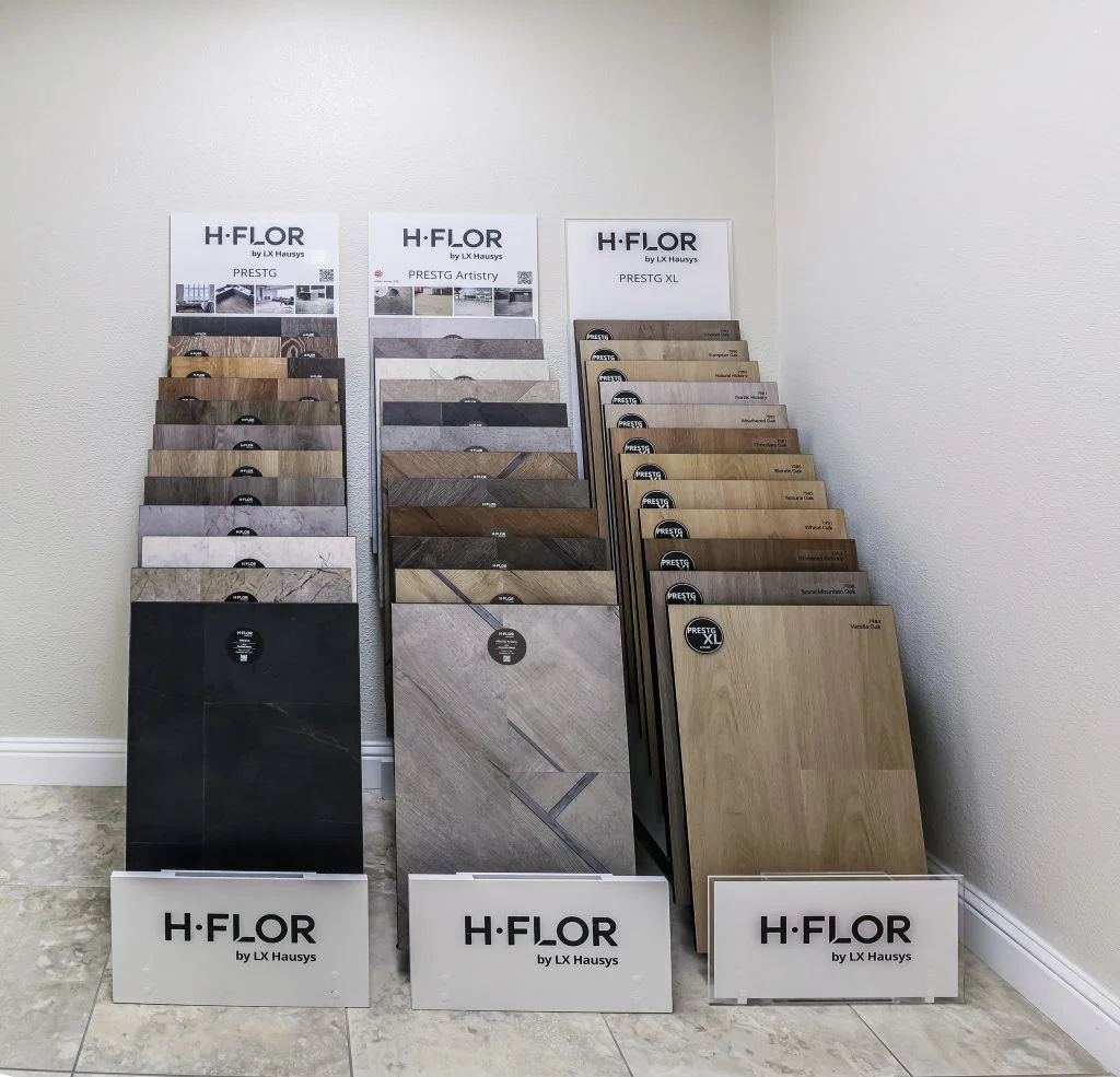 Palazzo Kitchens and Baths showroom displaying modern kitchen and bathroom designs