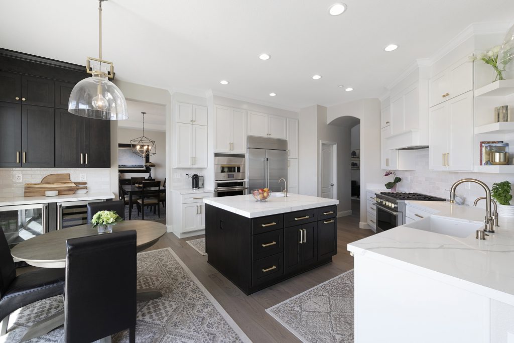 Kitchen remodeling in Brentwood featuring modern cabinets and countertops by Palazzo Kitchens