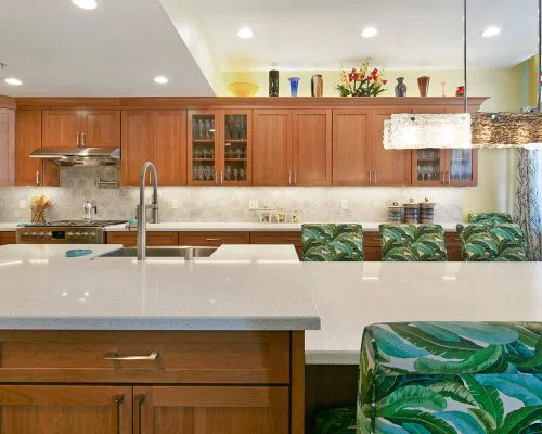 Palazzo Kitchens & Baths luxury kitchen renovation with custom cabinetry and marble countertops